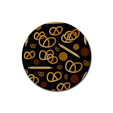 Bakery 2 Rubber Round Coaster (4 pack)  from ArtsNow.com Front
