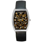 Bakery 2 Barrel Style Metal Watch