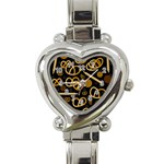 Bakery 2 Heart Italian Charm Watch