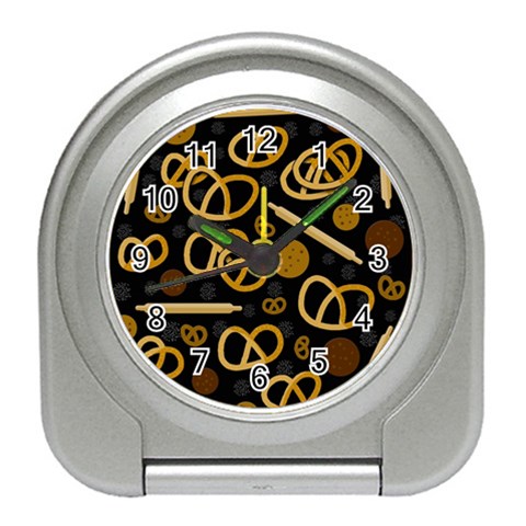 Bakery 2 Travel Alarm Clocks from ArtsNow.com Front