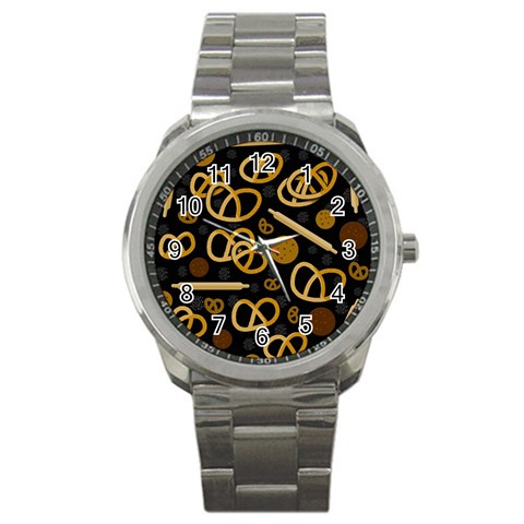 Bakery 2 Sport Metal Watch from ArtsNow.com Front