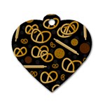 Bakery 2 Dog Tag Heart (One Side)