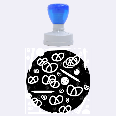 Bakery 2 Rubber Round Stamps (Large) from ArtsNow.com 1.875 x1.875  Stamp