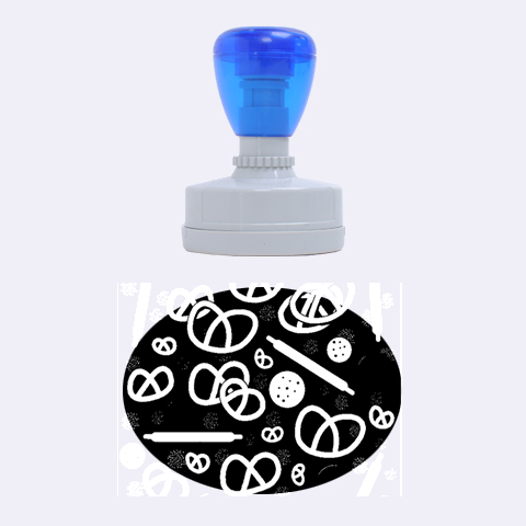Bakery 2 Rubber Oval Stamps from ArtsNow.com 1.88 x1.37  Stamp