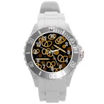 Bakery 2 Round Plastic Sport Watch (L)