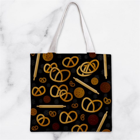 Bakery 2 Zipper Grocery Tote Bag from ArtsNow.com Front
