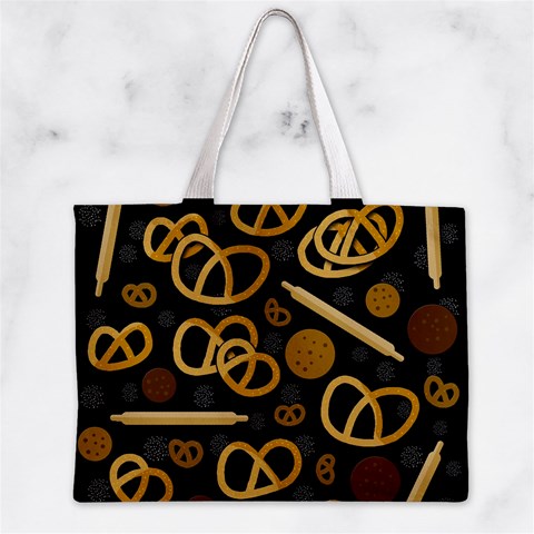 Bakery 2 Zipper Mini Tote Bag from ArtsNow.com Front