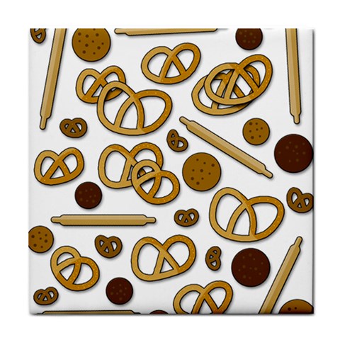 Bakery 3 Tile Coasters from ArtsNow.com Front
