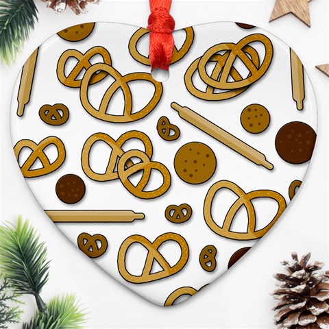 Bakery 3 Ornament (Heart)  from ArtsNow.com Front