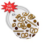 Bakery 3 2.25  Buttons (100 pack) 