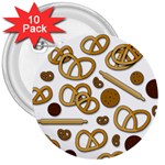 Bakery 3 3  Buttons (10 pack) 