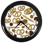 Bakery 3 Wall Clocks (Black)