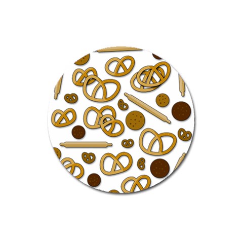 Bakery 3 Magnet 3  (Round) from ArtsNow.com Front