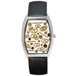 Bakery 3 Barrel Style Metal Watch