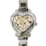 Bakery 3 Heart Italian Charm Watch