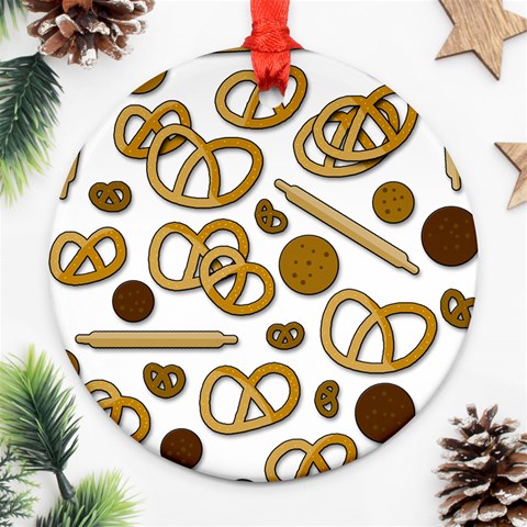 Bakery 3 Round Ornament (Two Sides)  from ArtsNow.com Front