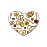 Bakery 3 Heart Coaster (4 pack) 