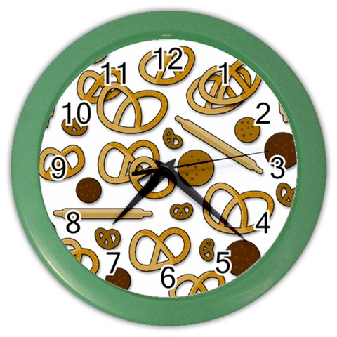 Bakery 3 Color Wall Clocks from ArtsNow.com Front