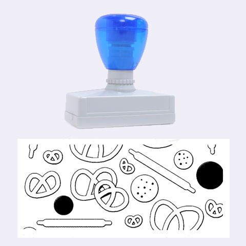 Bakery 3 Rubber Stamps (Large) from ArtsNow.com 2.26 x1.05  Stamp