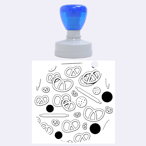Bakery 3 Rubber Round Stamps (Large) from ArtsNow.com 1.875 x1.875  Stamp