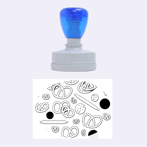 Bakery 3 Rubber Oval Stamps from ArtsNow.com 1.88 x1.37  Stamp