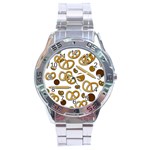 Bakery 3 Stainless Steel Analogue Watch