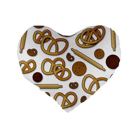 Bakery 3 Standard 16  Premium Heart Shape Cushions from ArtsNow.com Back