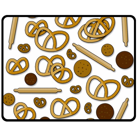 Bakery 3 Double Sided Fleece Blanket (Medium)  from ArtsNow.com 58.8 x47.4  Blanket Front