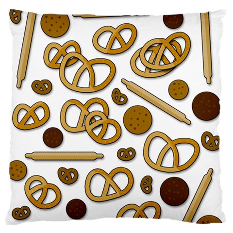 Bakery 3 Large Flano Cushion Case (One Side) from ArtsNow.com Front