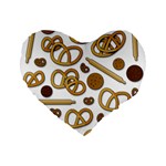 Bakery 3 Standard 16  Premium Flano Heart Shape Cushions