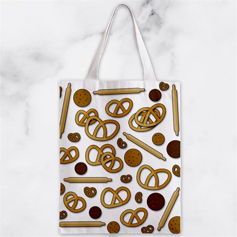 Bakery 3 Zipper Classic Tote Bag from ArtsNow.com Front