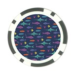 Twiddy Tropical Fish Pattern Poker Chip Card Guards (10 pack) 