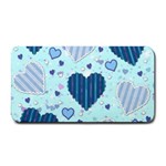 Light and Dark Blue Hearts Medium Bar Mats