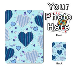 Light and Dark Blue Hearts Multi Front 7
