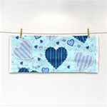 Light and Dark Blue Hearts Cosmetic Storage Cases