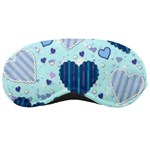 Light and Dark Blue Hearts Sleeping Masks