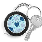 Light and Dark Blue Hearts Measuring Tapes