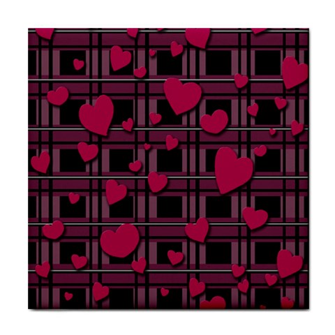 Harts pattern Tile Coasters from ArtsNow.com Front