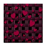 Harts pattern Tile Coasters