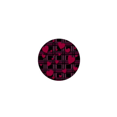 Harts pattern 1  Mini Buttons from ArtsNow.com Front