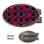 Harts pattern Money Clips (Oval) 