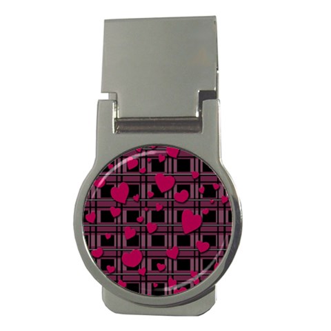 Harts pattern Money Clips (Round)  from ArtsNow.com Front