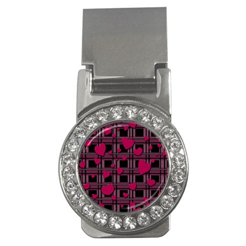 Harts pattern Money Clips (CZ)  from ArtsNow.com Front