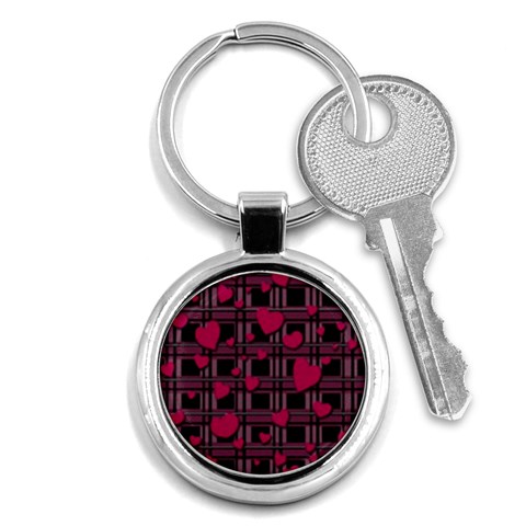 Harts pattern Key Chains (Round)  from ArtsNow.com Front