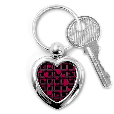 Harts pattern Key Chains (Heart)  from ArtsNow.com Front