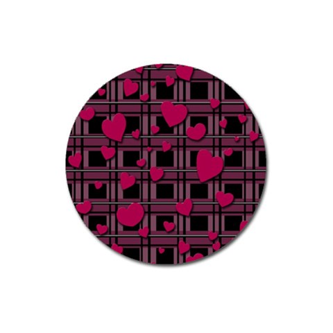Harts pattern Magnet 3  (Round) from ArtsNow.com Front