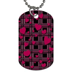 Harts pattern Dog Tag (Two Sides) from ArtsNow.com Front