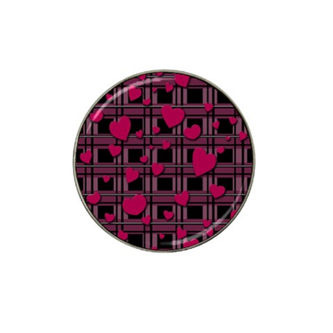 Harts pattern Hat Clip Ball Marker (10 pack) from ArtsNow.com Front