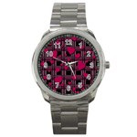 Harts pattern Sport Metal Watch