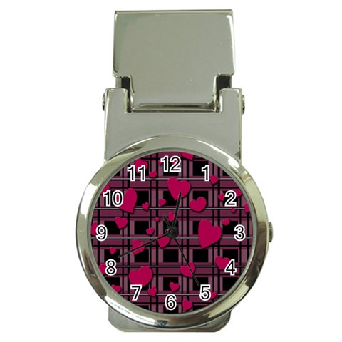 Harts pattern Money Clip Watches from ArtsNow.com Front